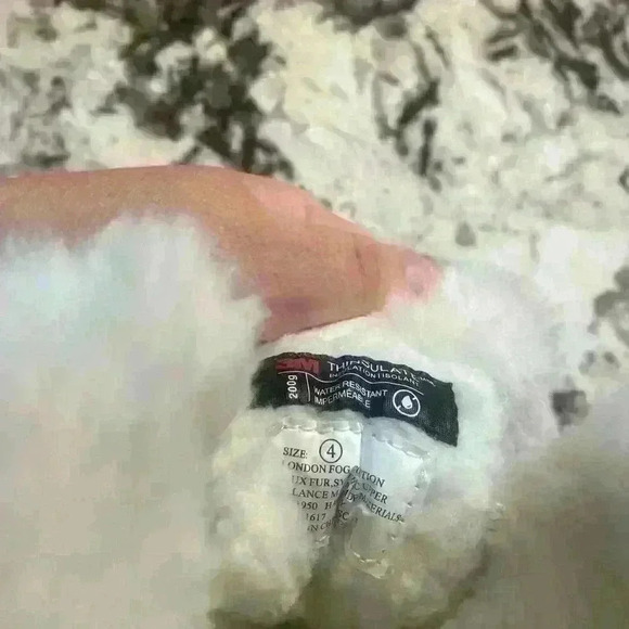 LONDON FOG Girls Enfield Warm Boot tan/pink SZ 4 NWOT - Picture 2 of 11